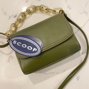 New Scoop Green crossbody bag